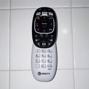 DIRECTV Remote Control Dual Color White Black Universal Replacement Controller